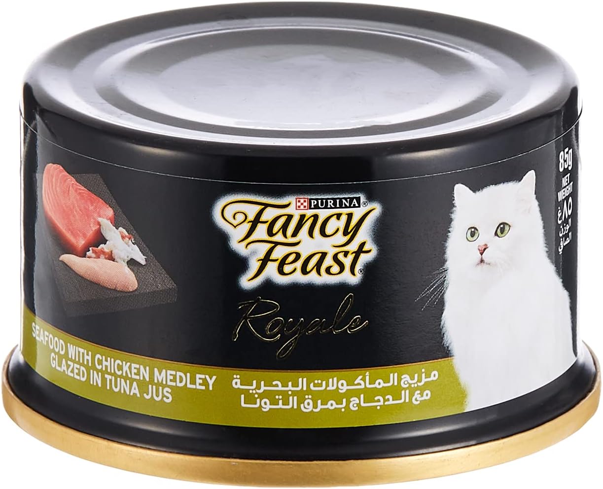 Purina Fancy Feast Royale Seafood & Chicken Wet Cat Food (85g)