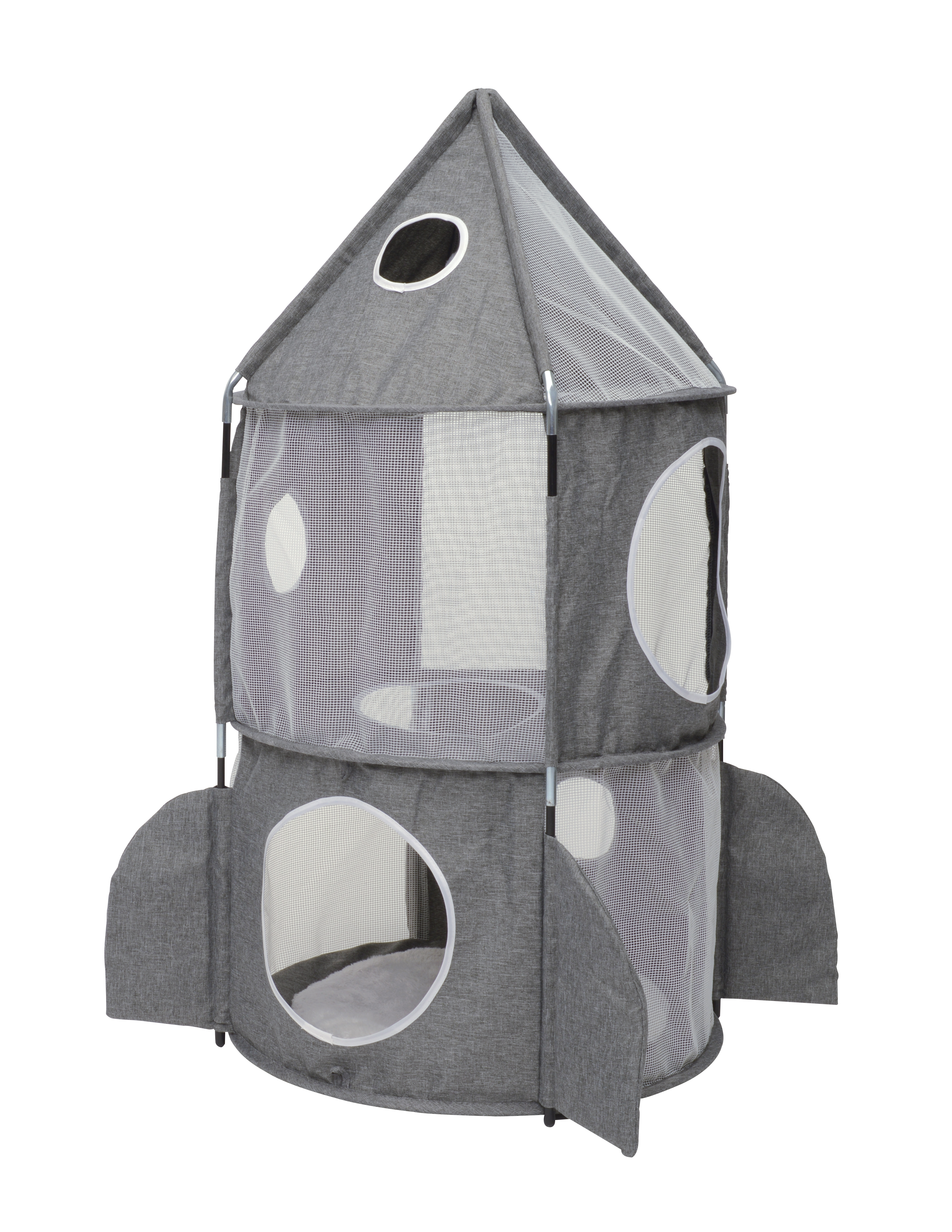 Catit Vesper Cat Tower Rocket Grey 50x50x90 cm
