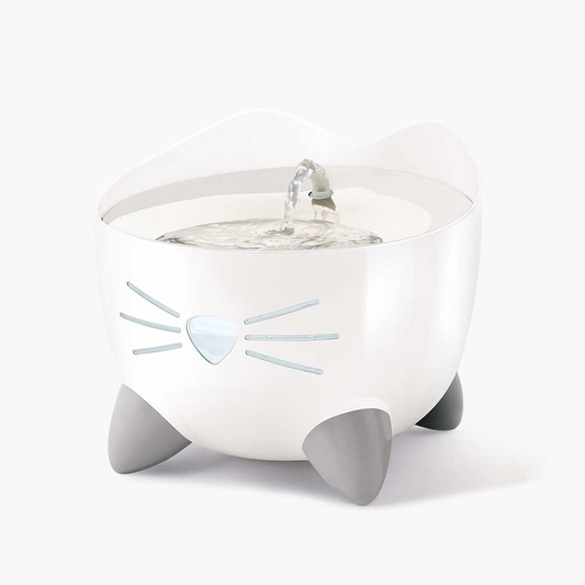 Catit Pixi Stainless Steel Fountain White 2.5 L