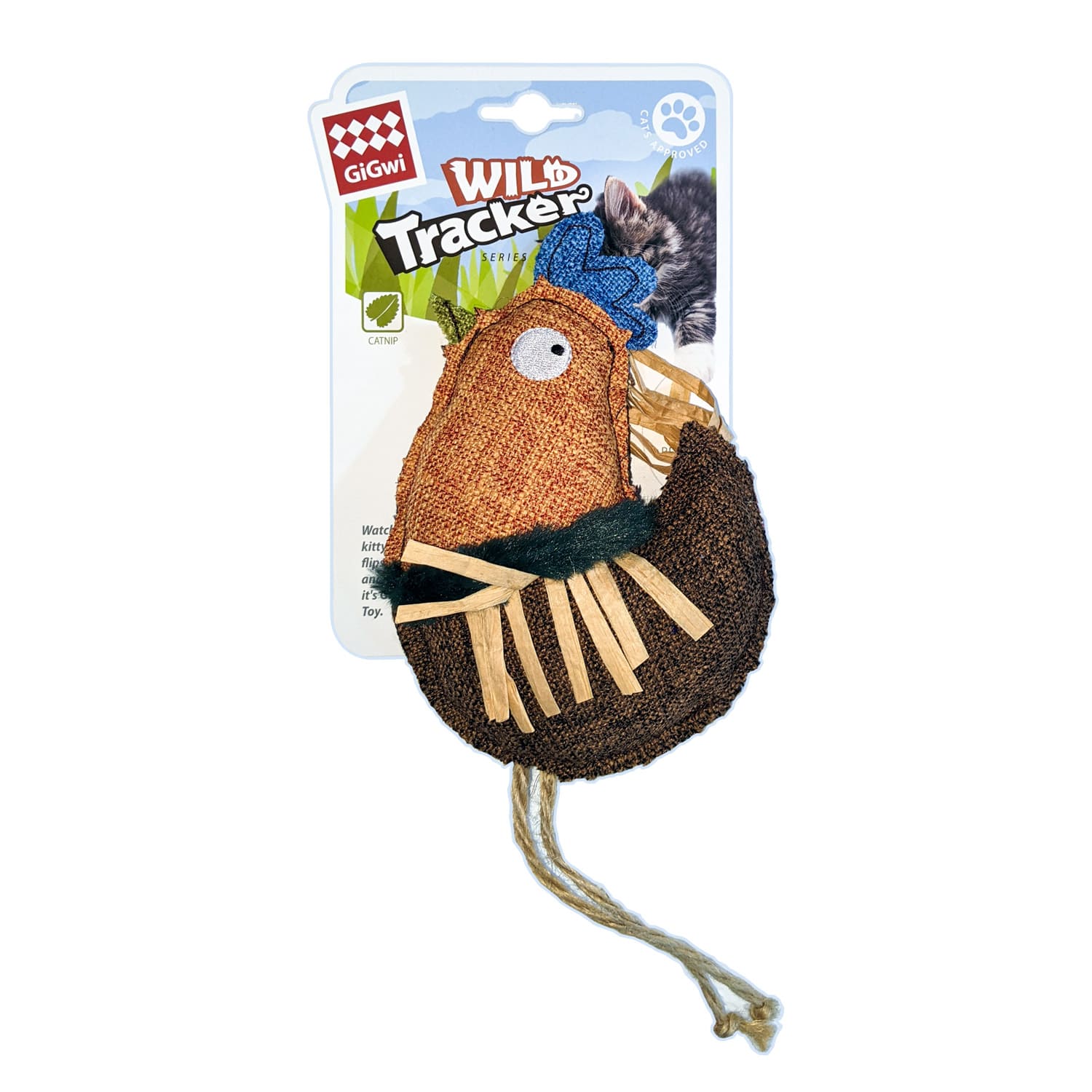 Wild Tracker Chicken with Raffia Ribbon
