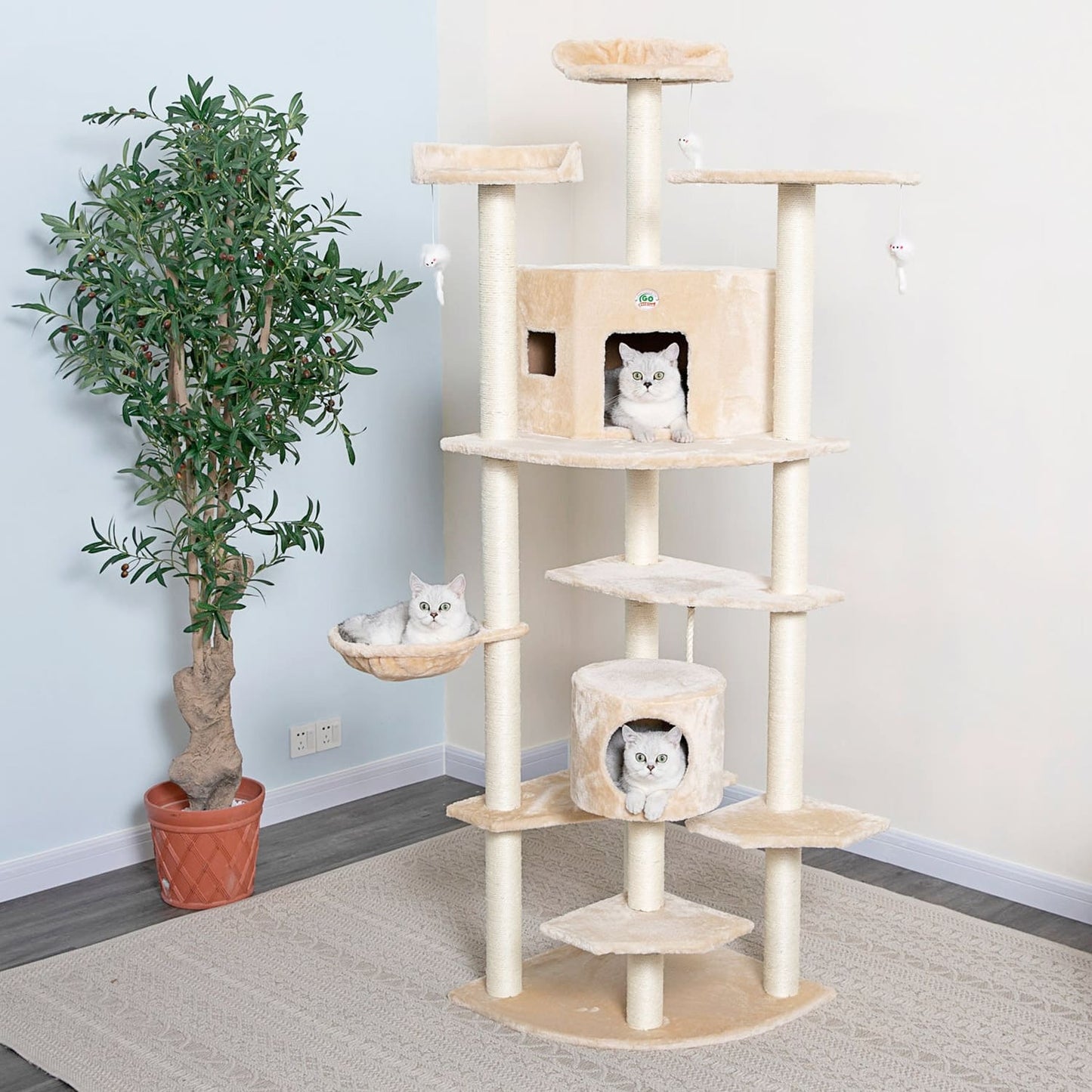 80" Cat Tree Condo