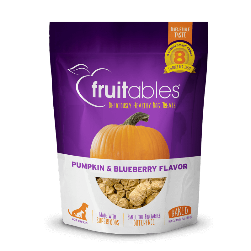 Fruitables Dog Treats Pumpkin  &  Blueberry 198gr