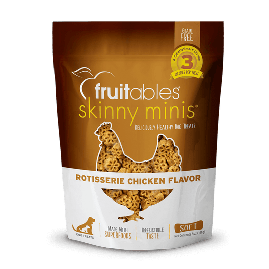 Fruitables Skinny Minis Dog Treats Rotisserie Chicken 141 gr