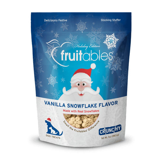 Fruitables Vanilla Snowflake Dog Treats 198gr