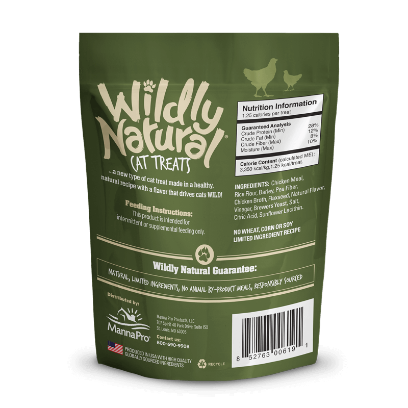 Fruitables Wildly Natural Cat Treats - Chicken Flavor (71g)