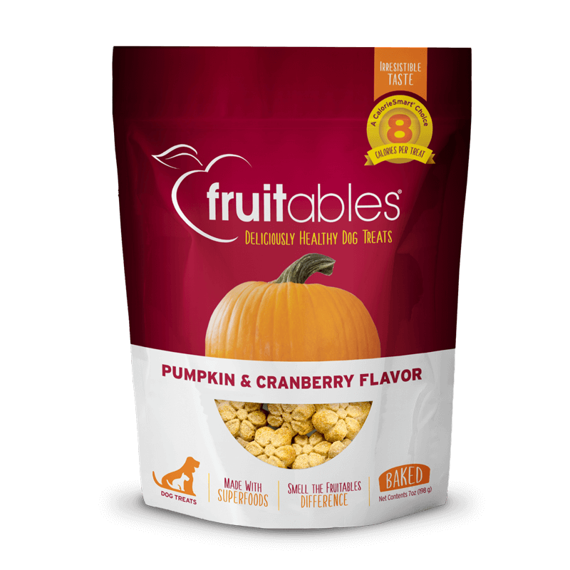 Fruitables Dog Treats Pumpkin  &  Cranberry 198gr