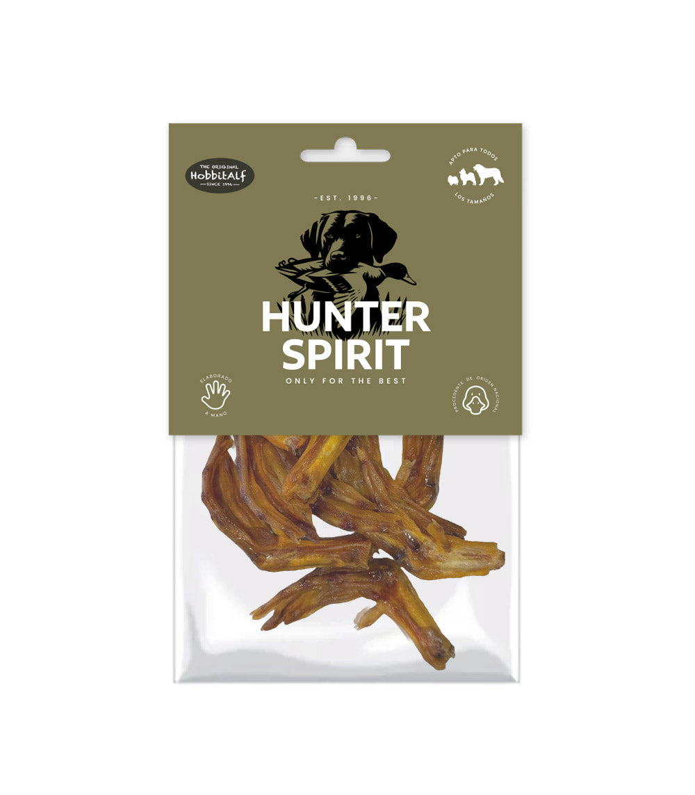 Hobbitalf Air Dried Duck Feet Dog Treats - 150G