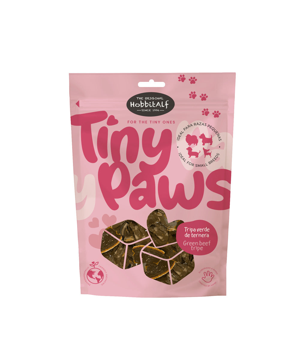 Hobbitalf Air Dried Geen Beef Tripe Dog Treats - 80G