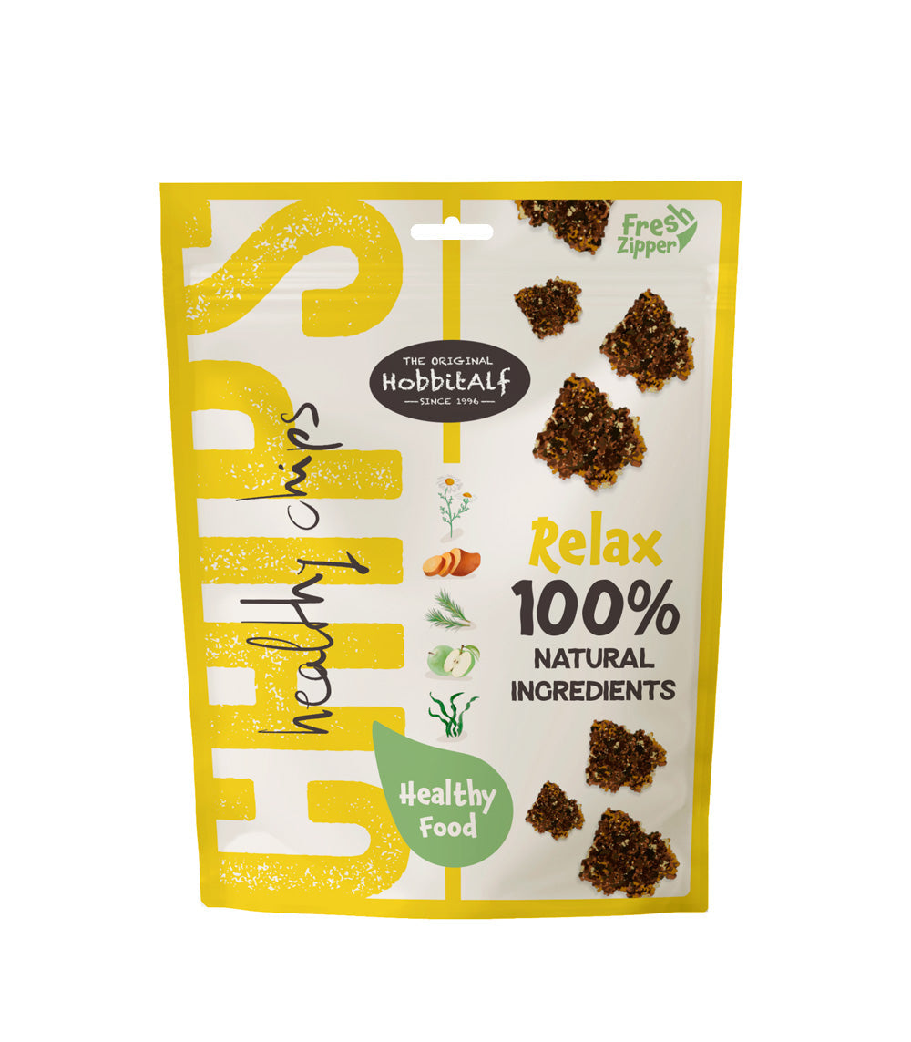 Hobbitalf Healthy Chips Relax Dog Treats - 180G