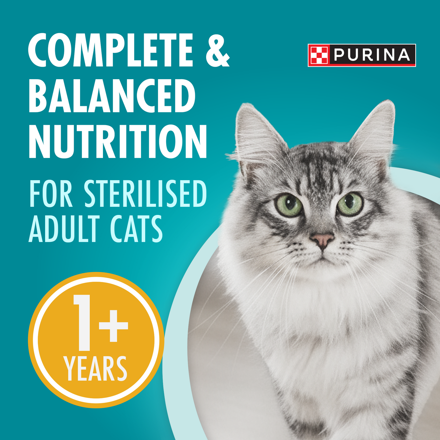 (1.2kg) Purina ONE Sterilcat Adult Dry Cat Food with Chicken for Sterilised Cats