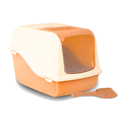 Cat Litter Box ARIEL(TOP FREE) - Light Orange