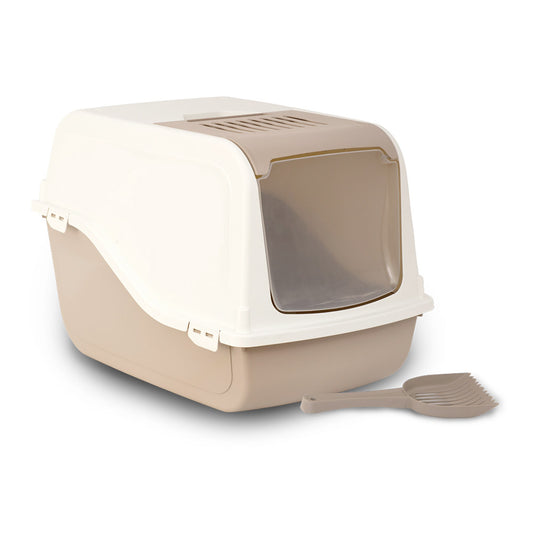 Cat Litter Box ARIEL(TOP FREE) - Tan