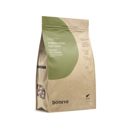 Boneve Freeze-Dried Raw Chicken & Venison Dry Dog Food