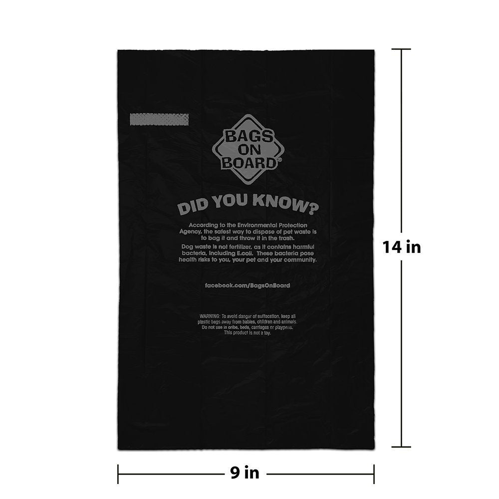 BOB Refill Bags Patterned Roll 120 bags(8x15)