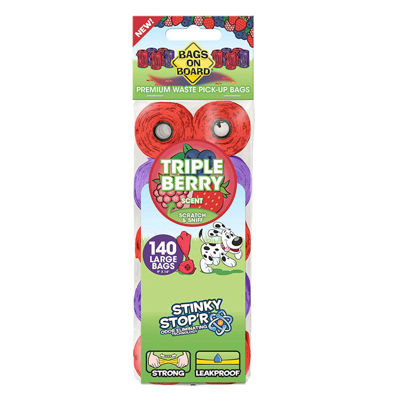 BOB Refill Bags - Triple Berry 140 bags ( 10 x 14 )