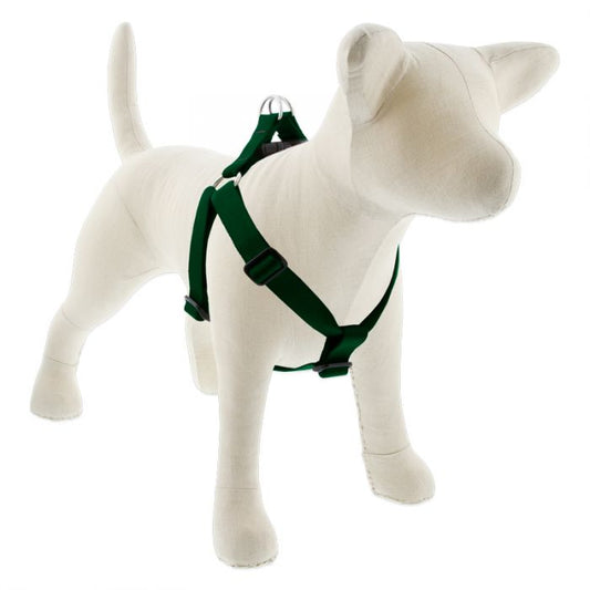 Large Dog Basics Step In Harness 1" - 19"-28", Green
