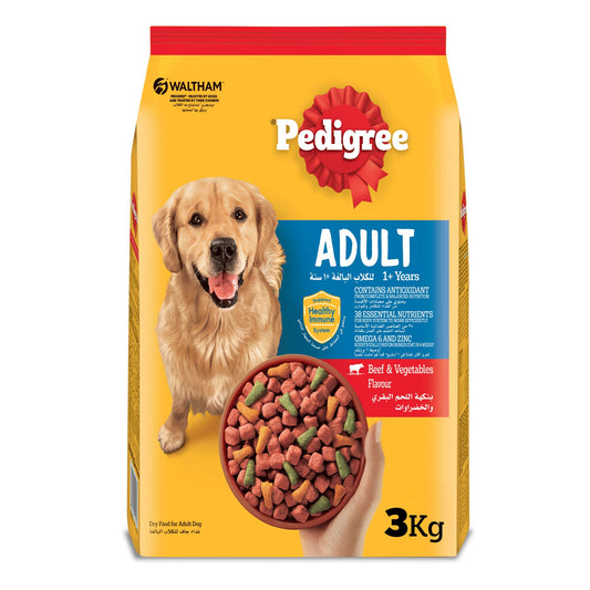 Pedigree Beef & Vegetables Adult Dry Dog Food