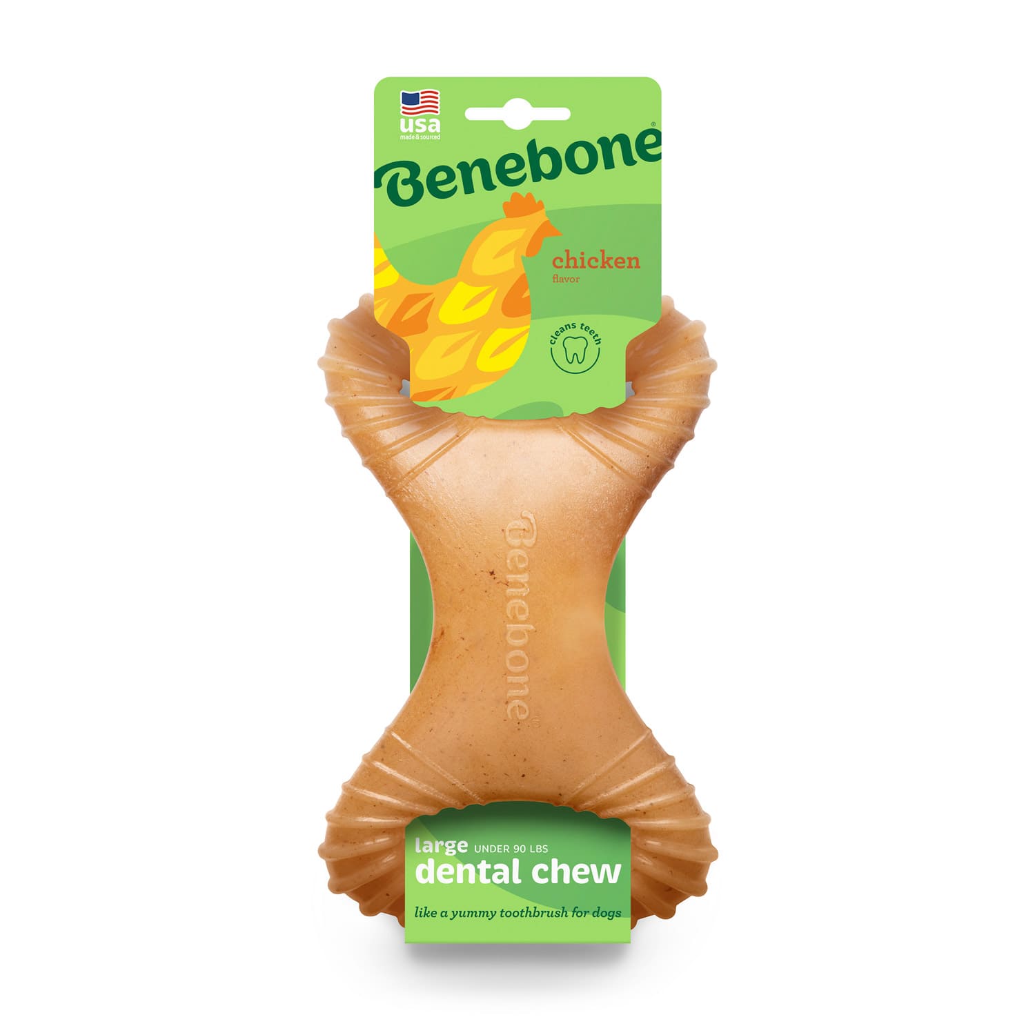 Benebone Dental Dog Chew Toy - Chicken