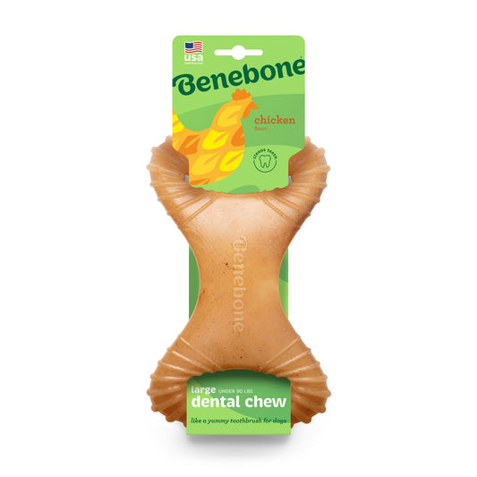 Benebone Dental Dog Chew Toy - Chicken - Large