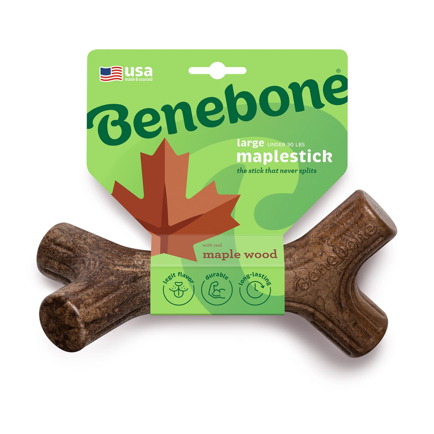 Benebone Maplestick Chew Dog Toy - Large