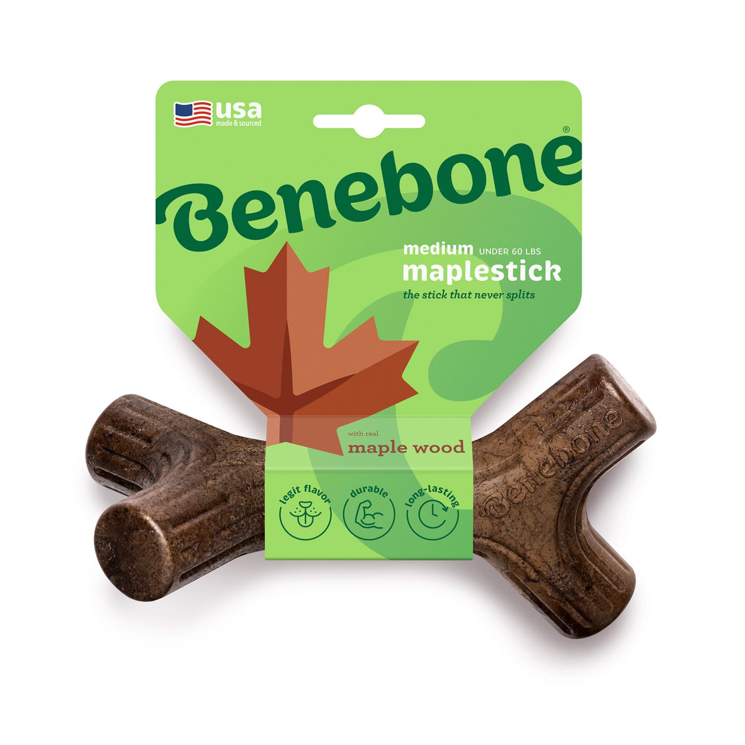 Benebone Maplestick Chew Dog Toy - Medium
