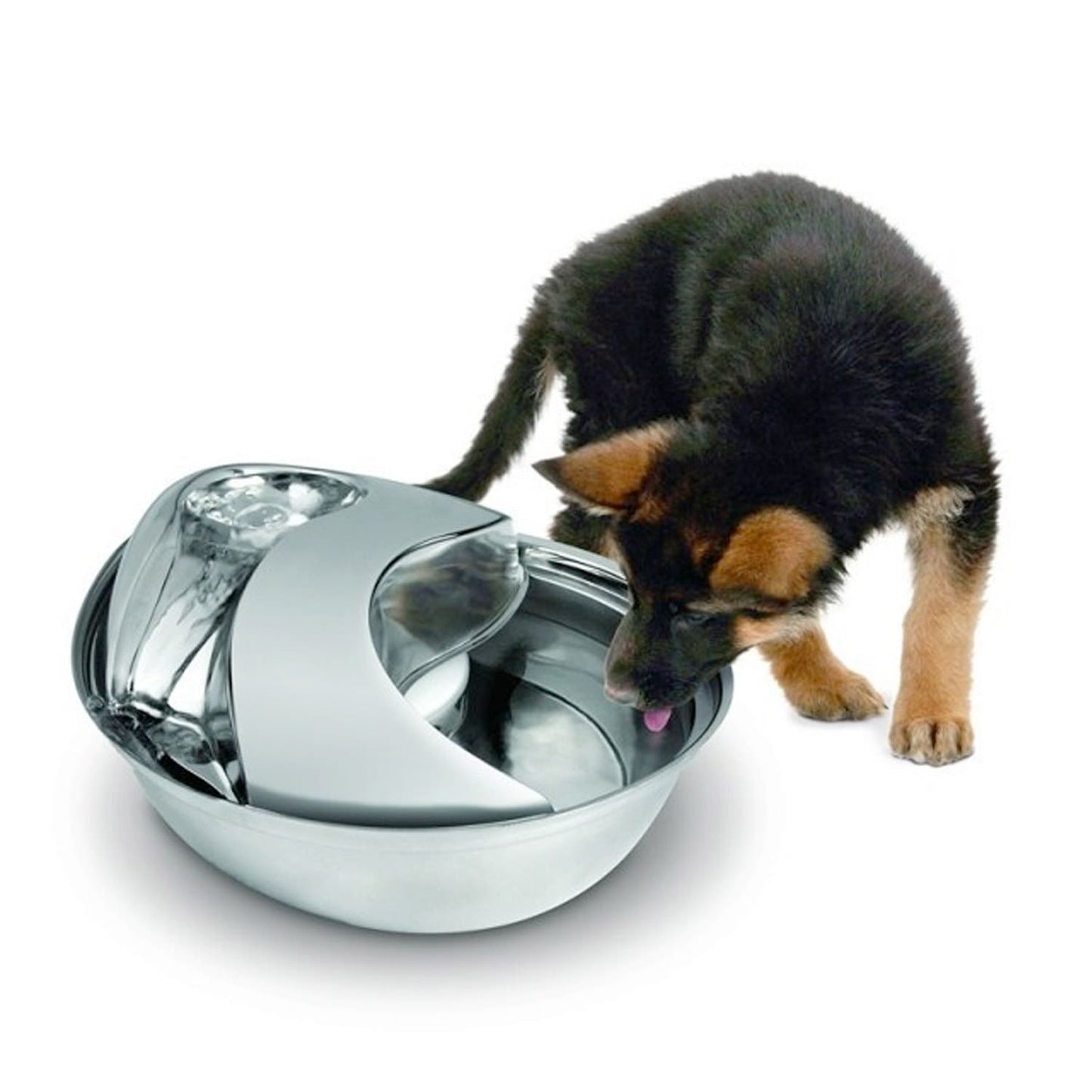 Big Raindrop Durable Pet Fountain 96oz (Stainless Steel)