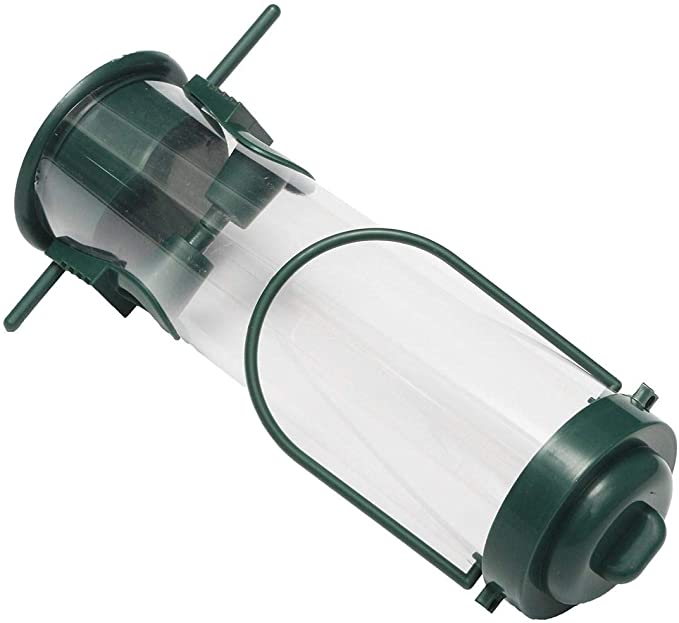 2PCS Outdoor Hanging Wild Bird Feeder, Finch Feeder for Garden Backyard Decoration Attractive Metal Thistle Feeder