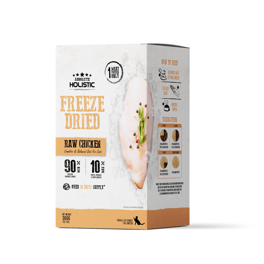 Absolute Holistic Freeze Dried Raw Chicken Patty Dry Dog Food - 360G