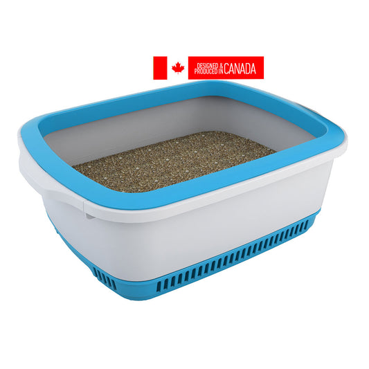 Cateco Cat Litter Box Blue