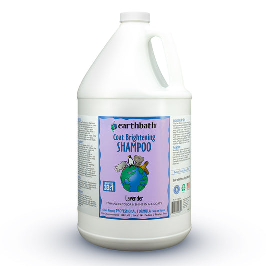 earthbath® Coat Brightening Shampoo - Lavender, Made in USA, 128 oz (1 Gallon )