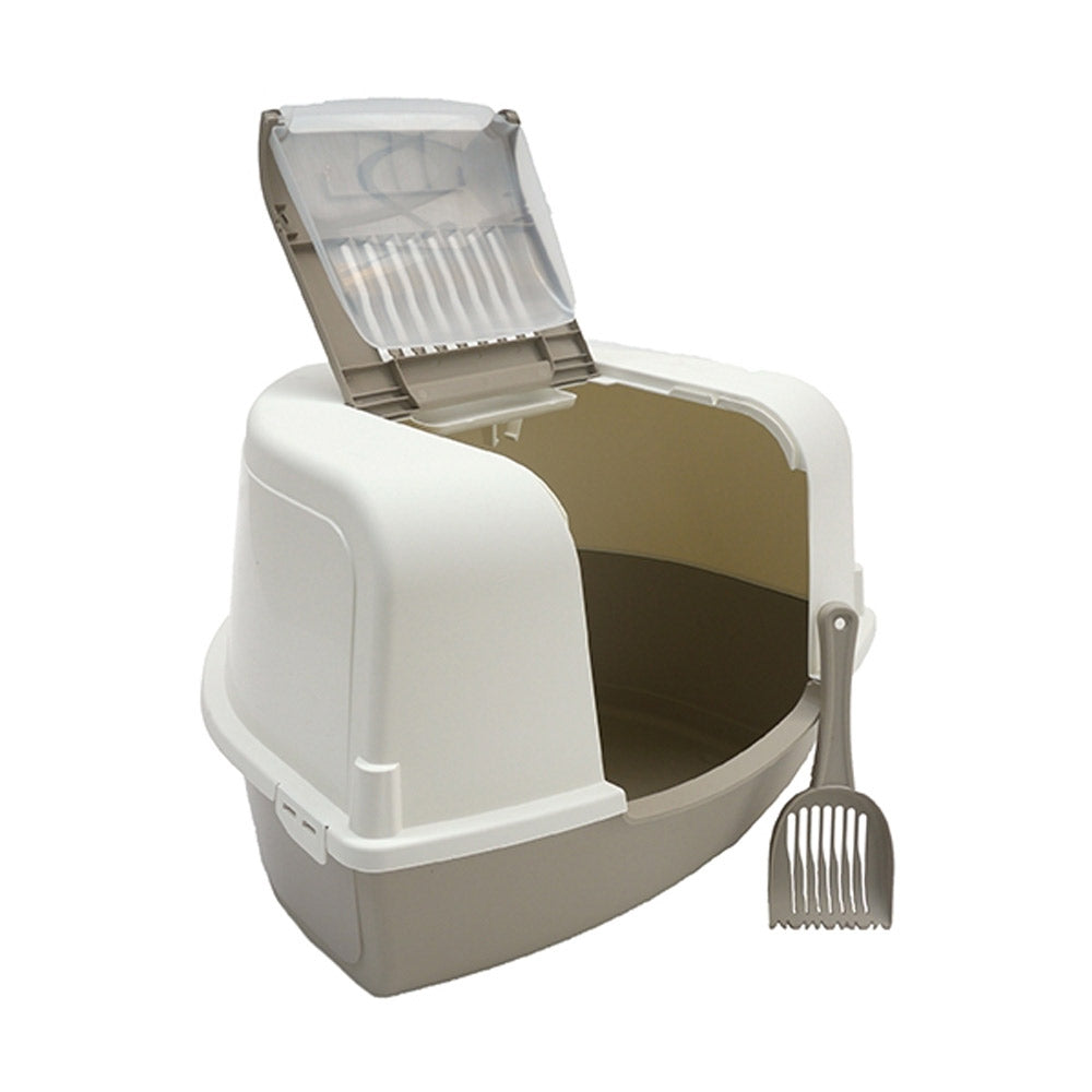 Toilet Ariel Corner Litter Tray and Scoop