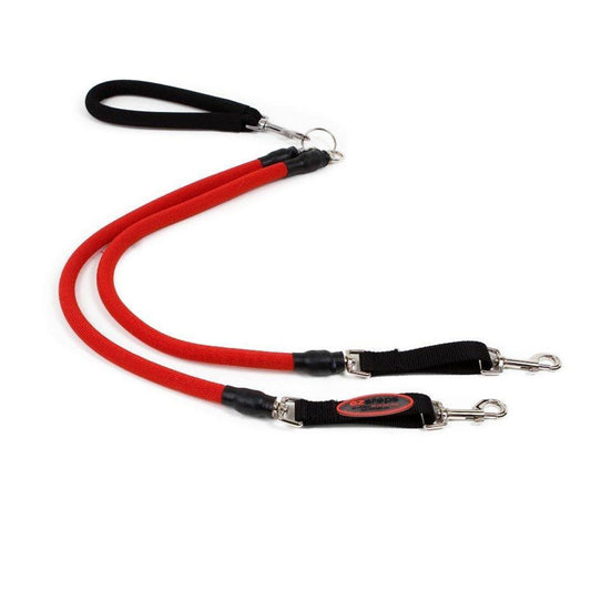 EZ Steps Stretch Dual Leash Medium
