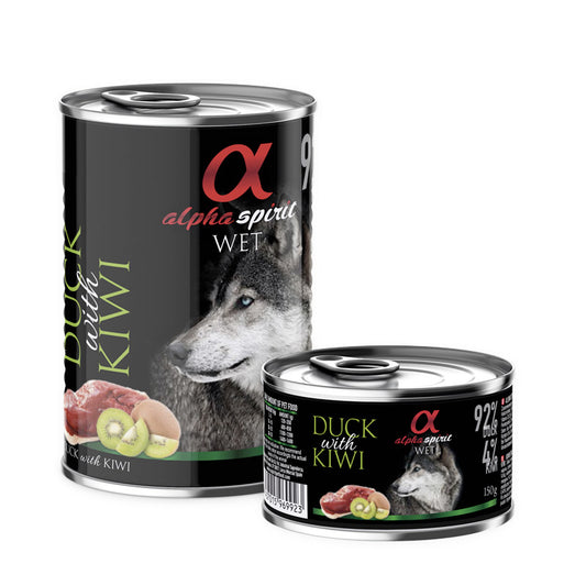 Wet Food Duck with Kiwi 400grms