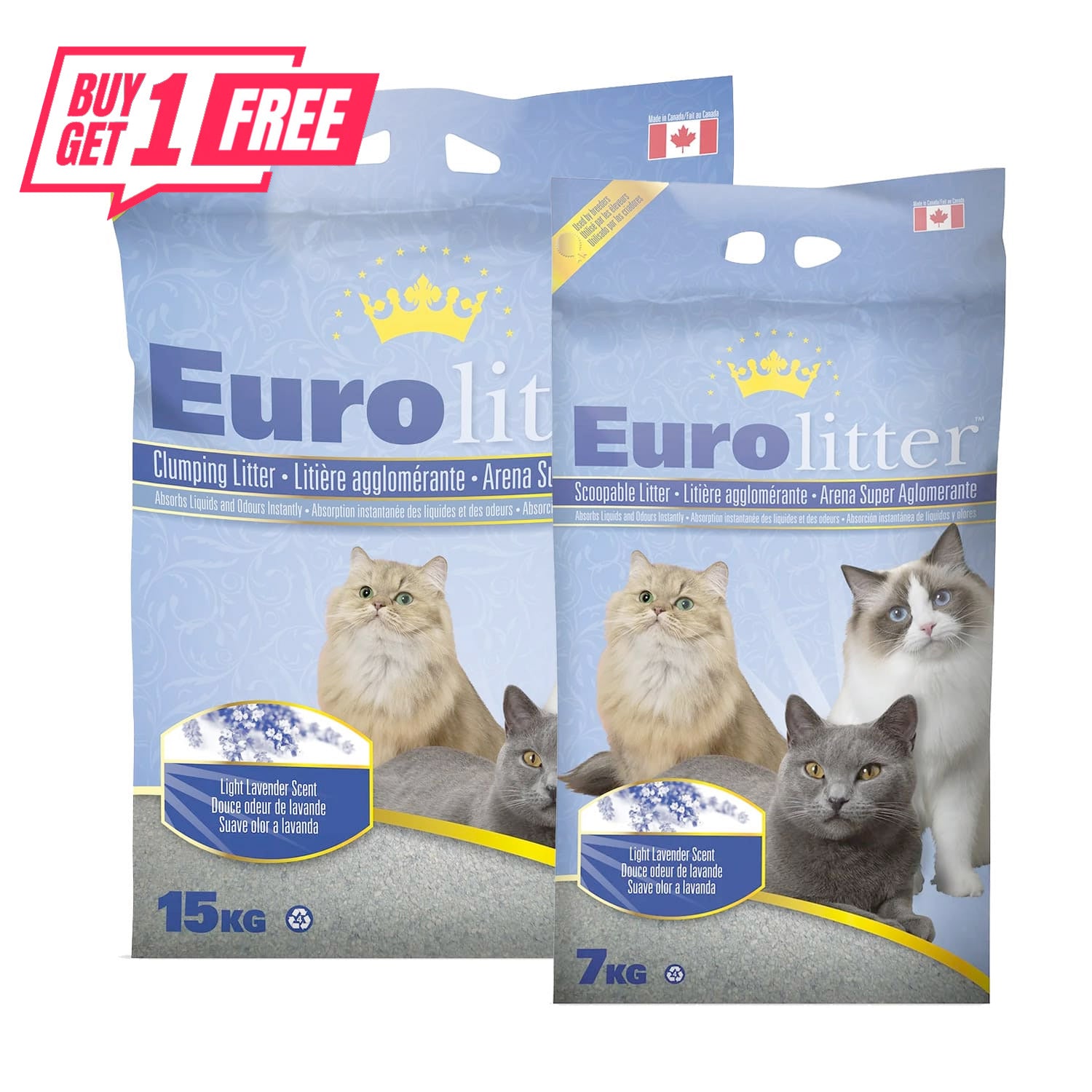 Eurolitter Premium Cat Litter - Lavender