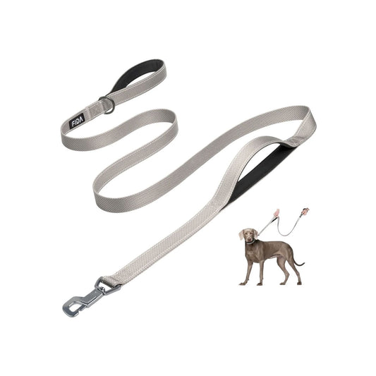 Fida Heavy Duty Dog Leash - 5ft, Grey