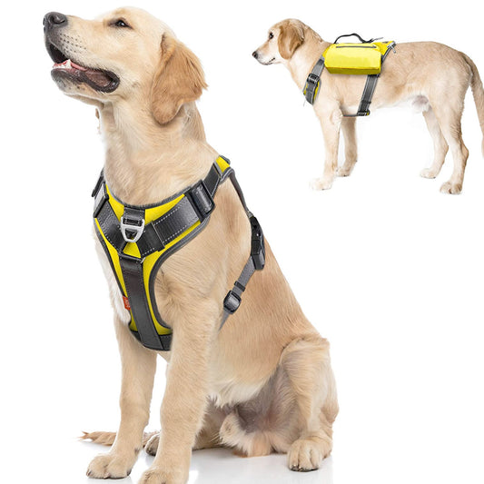 Fida Dog Harness - Yellow - L