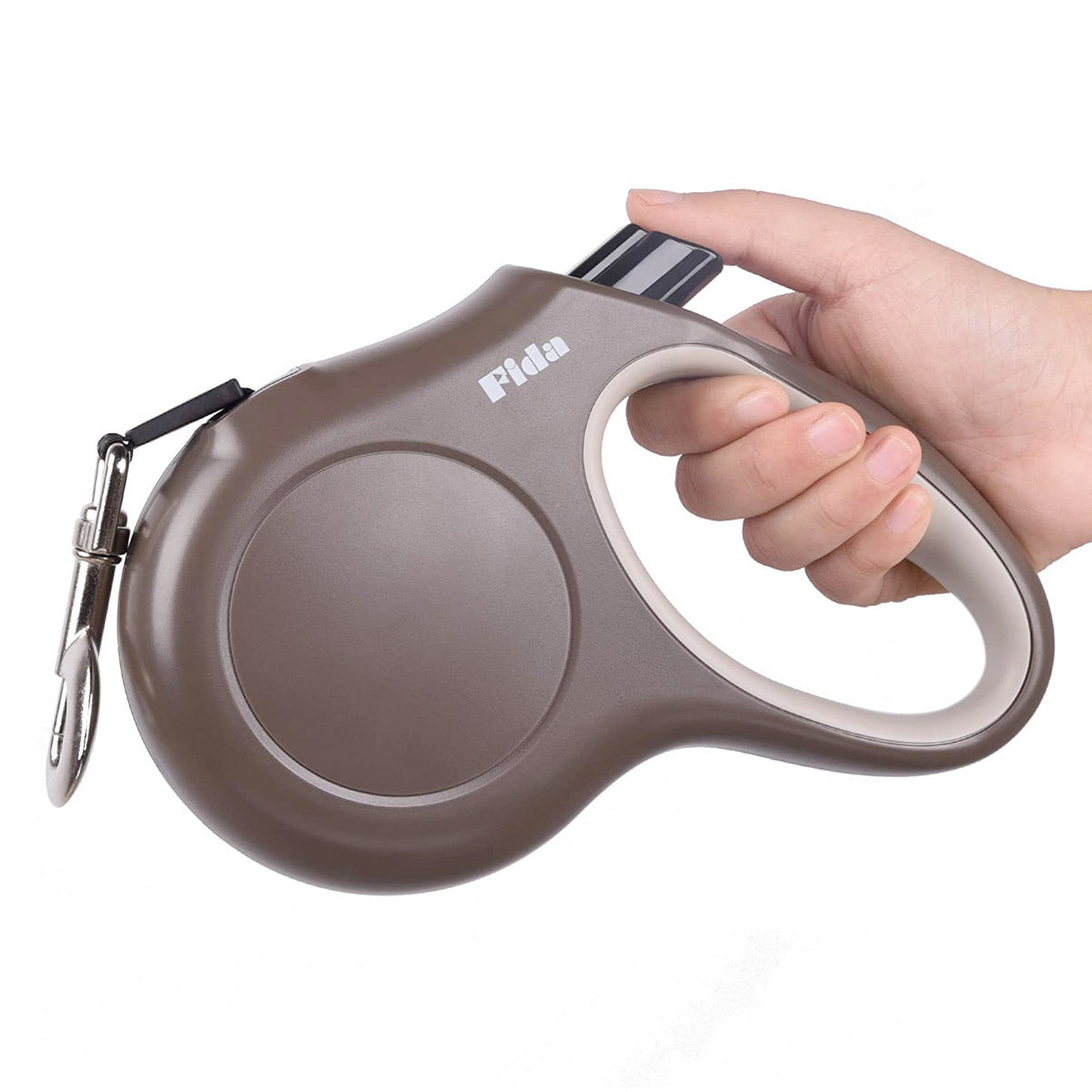Fida Retractable Dog Leash (JFA Series) - L, Brown