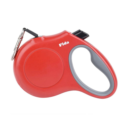 Fida Retractable Dog Leash (JFA Series) - S, Red