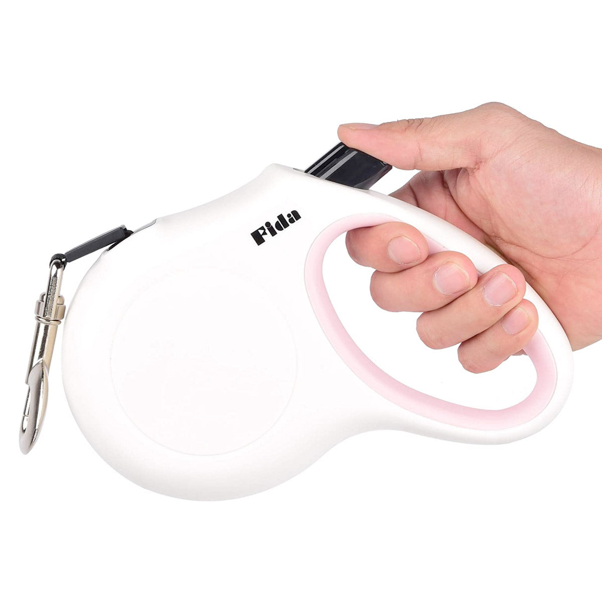 Fida Retractable Dog Leash (JFA Series) - L, White