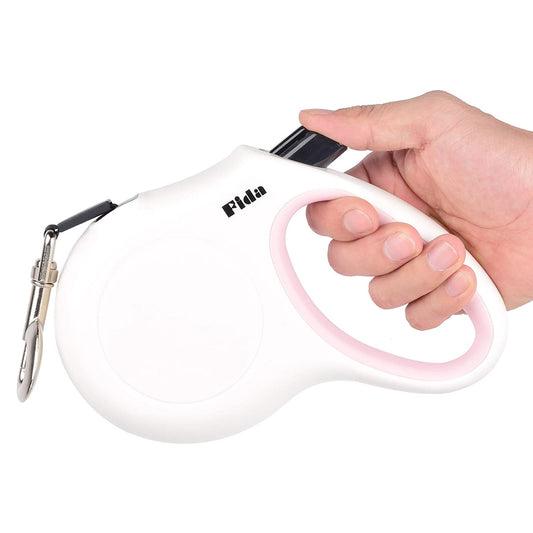 Fida Retractable Dog Leash (JFA Series) - L, White