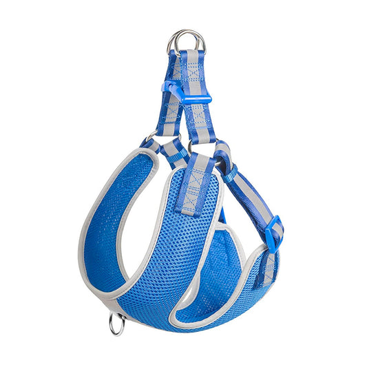Fida Step-in Dog Harness - Reflective - Blue, S