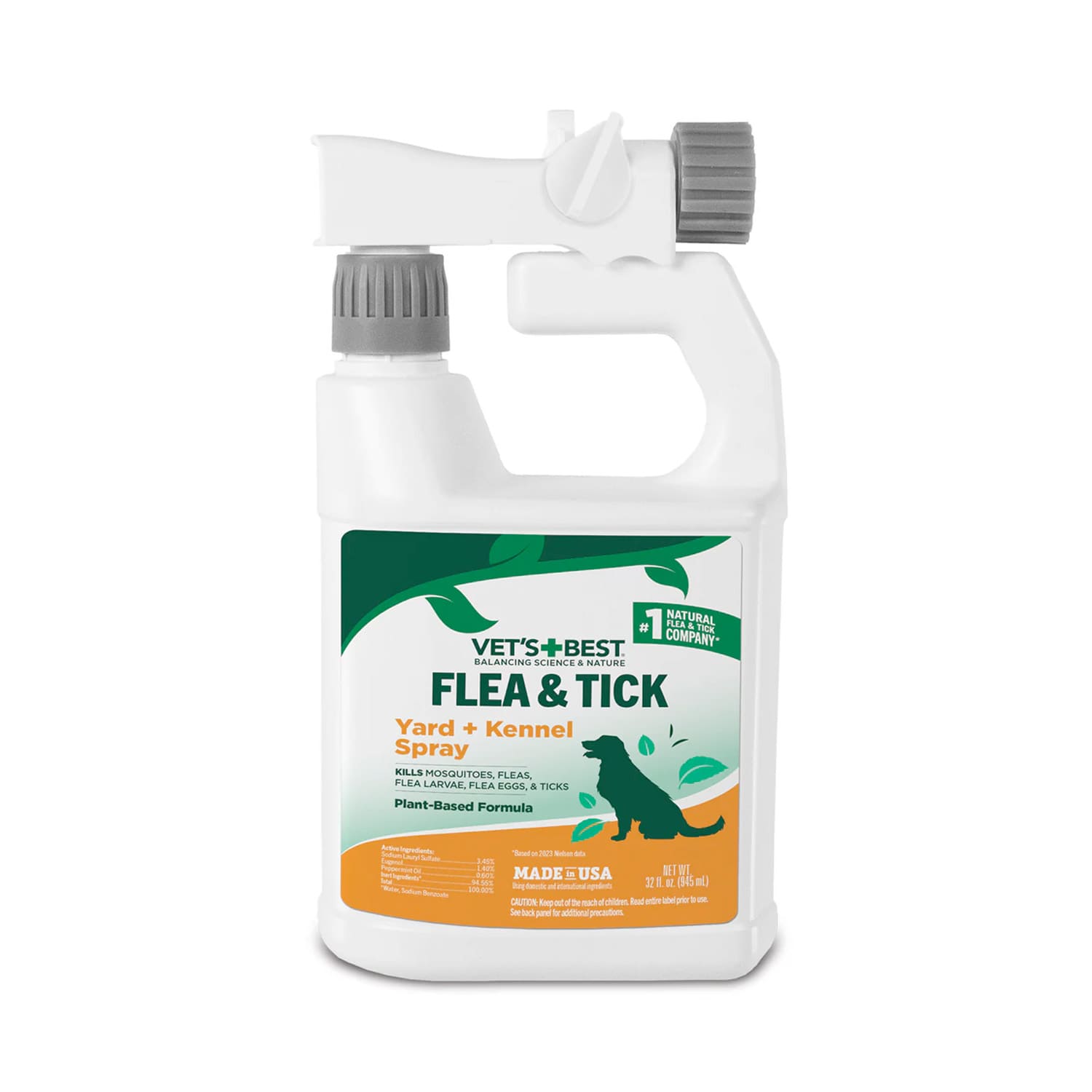 Vet's Best Flea + Tick Yard & Kennel Spray  (32 oz)