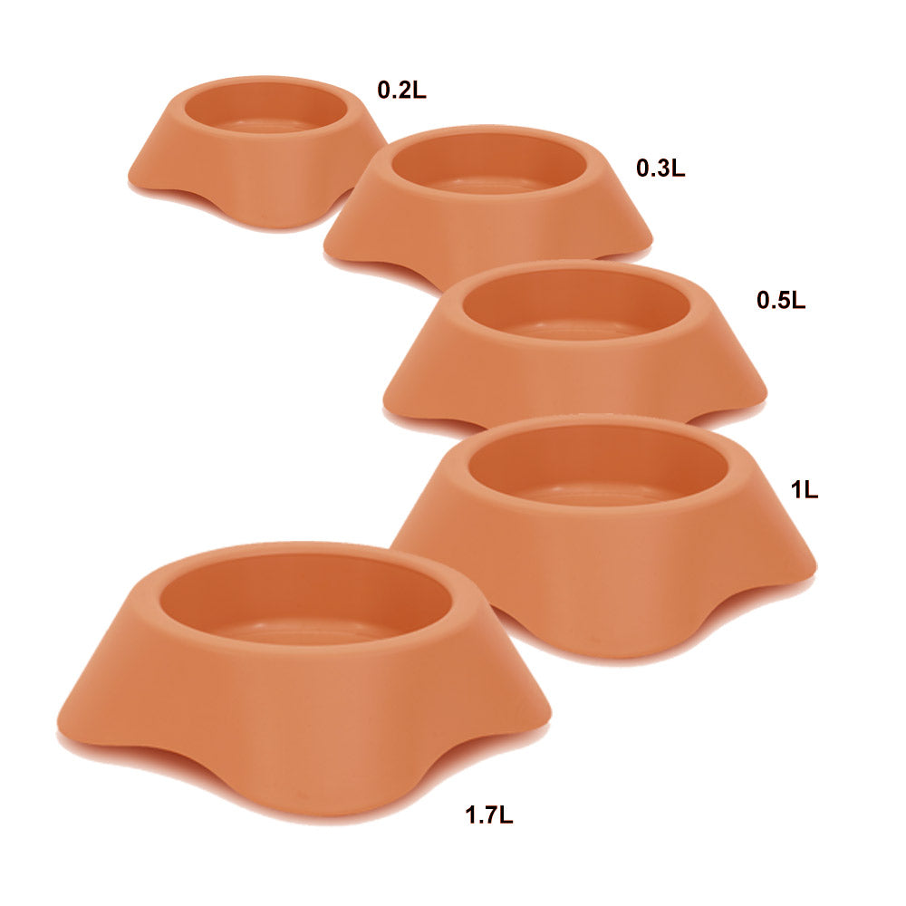 Food bowl NUVOLA - 1 Lt, Light Orange