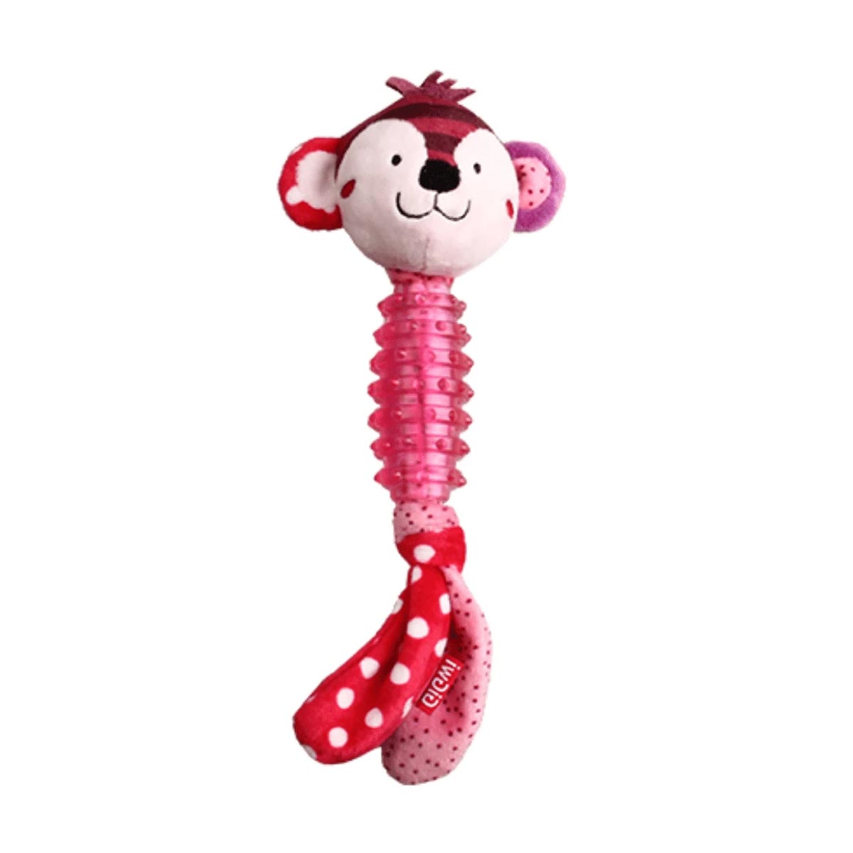 GiGwi Suppa Puppa Monkey with Squeaker inside - Plush/TPR (Small)
