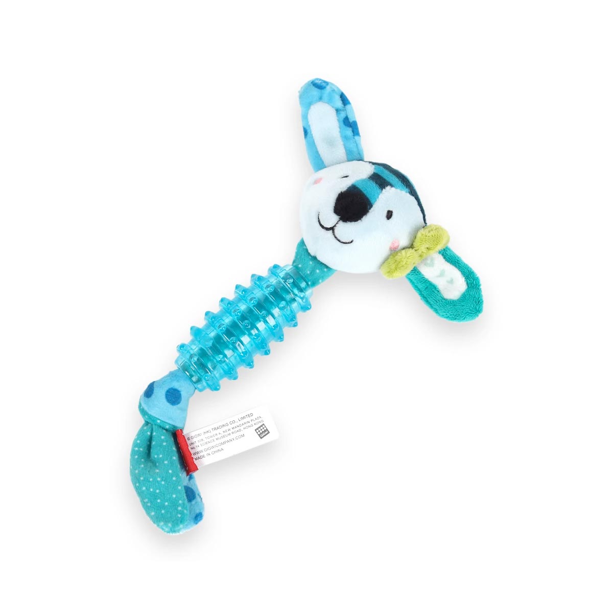 GiGwi Suppa Puppa Rabbit with Squeaker inside - Plush/TPR (Small)