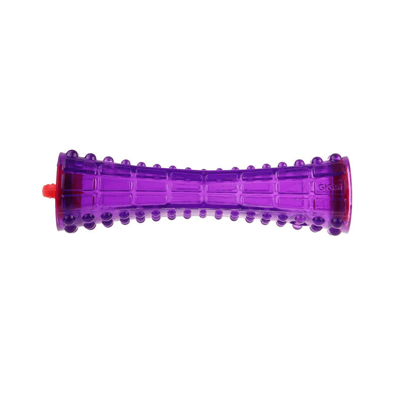 Treat Dispenser "Johnny Stick' TPR Transparent Purple