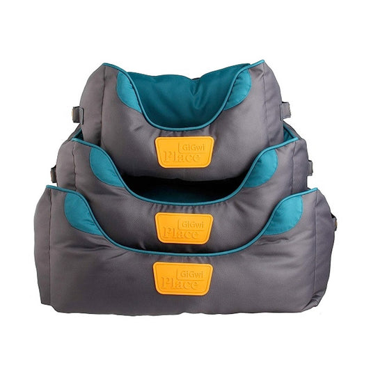 Gigwi Place Soft Bed Canvas TPR (Green & Gray)