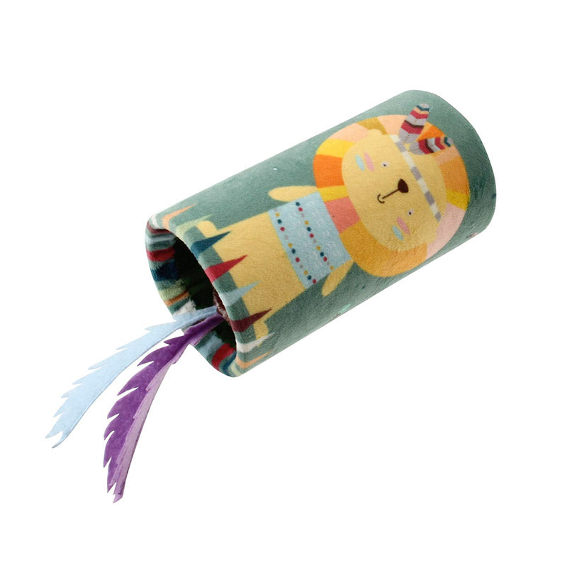 Happy Indian Melody Tube "Lion" with Feather & Sound Chip