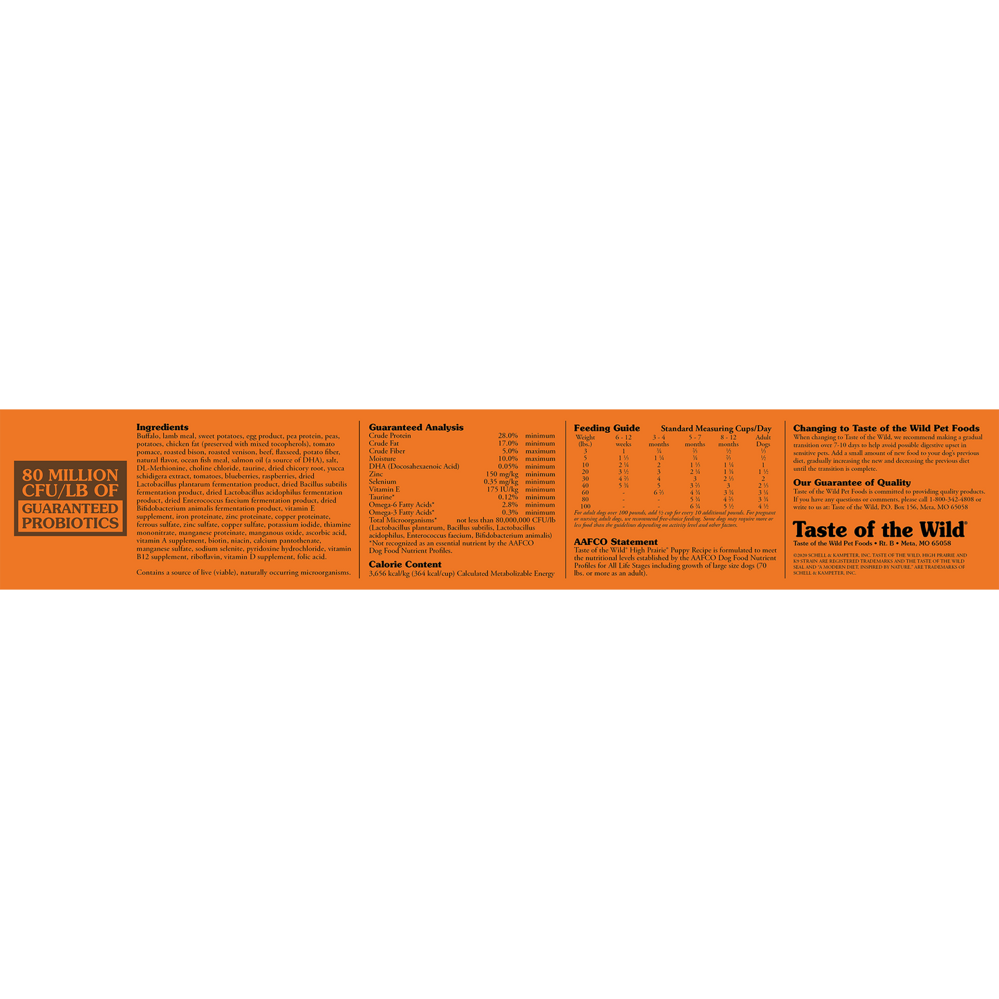 High Prairie Puppy Recipe - 2.00kg (4.40 lbs)