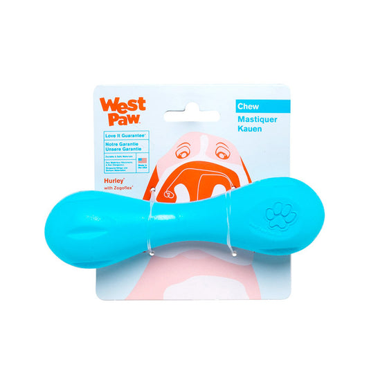 Westpaw Design Hurley Dog Bone - Aqua, Small